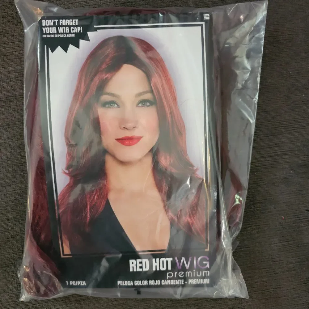 New Women Red Hot Soft Wave Imported Fever Wig One Size